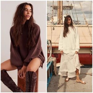 𝓯𝓹 Free People ~ Easy Street Tunic in Dreamy Mulberry